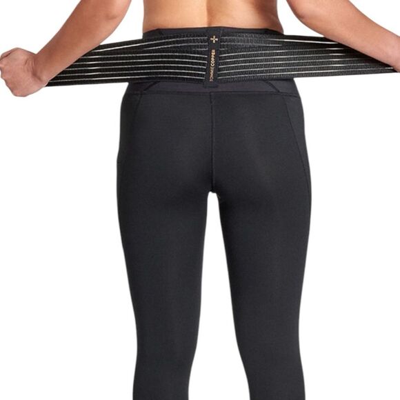 Tommie Copper Women’s Pro Grade Lower Back Support Leggings Adjustable Straps L - Picture 11 of 12